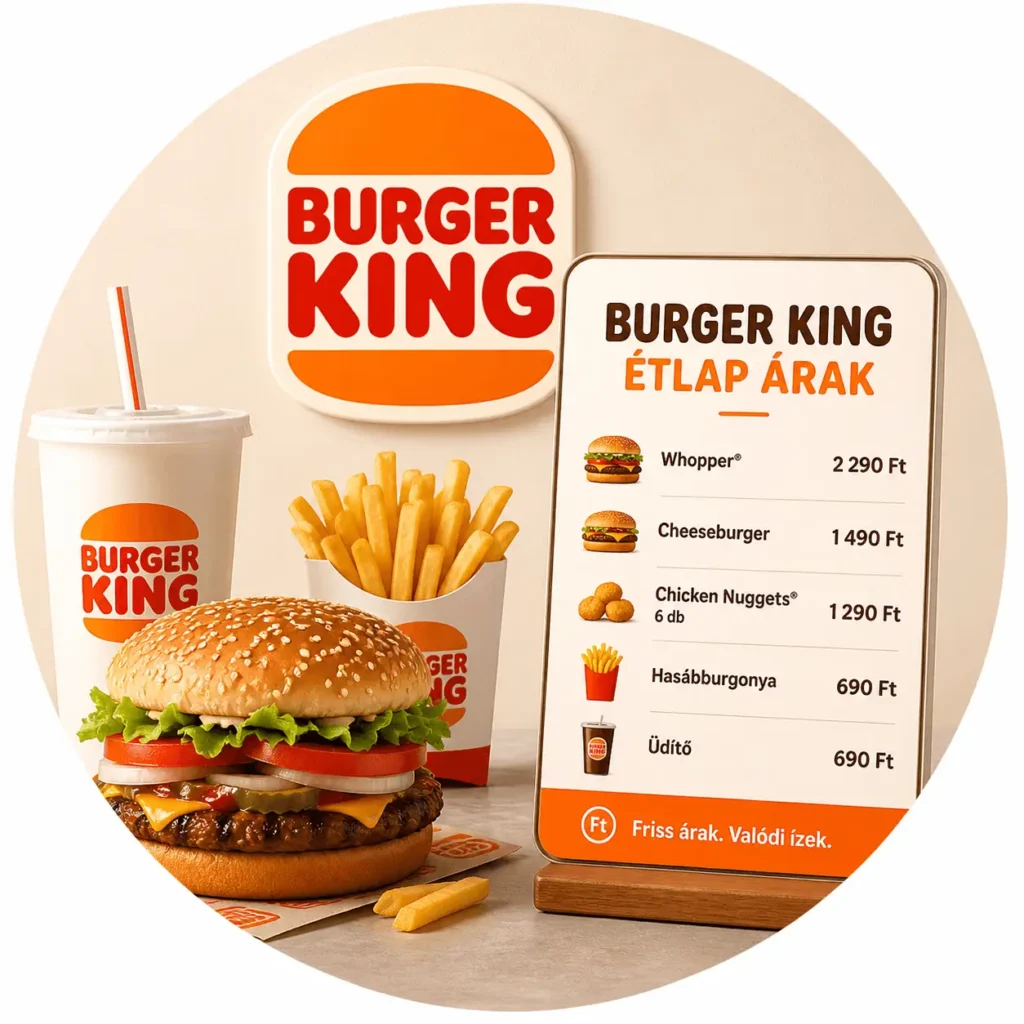 burger king étlap árak